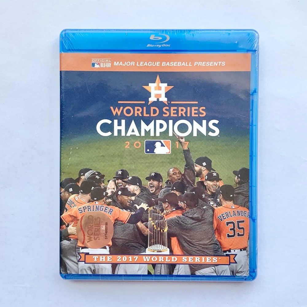 NWT Sealed 2017 Houston Astros MLB World Series Champions Blu Ray